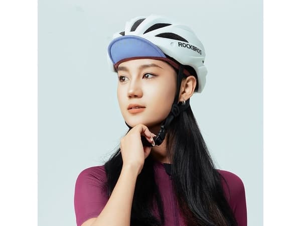 Rockbros Cycling Cap with Helmet Visor - Red