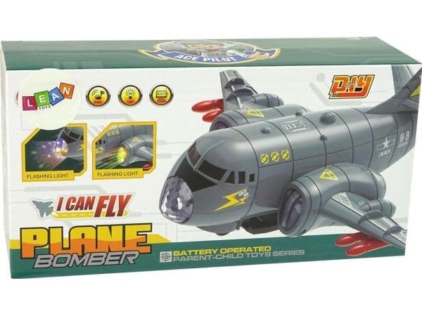 LeanToys transportfly bombefly lys & lyd
