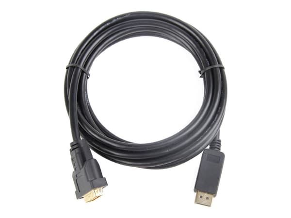 Cablexpert CC-DPM-DVIM - Näytön kaapeli - DisplayPort (han) til DVI-D (han) - 1.8 m - formet - sortti