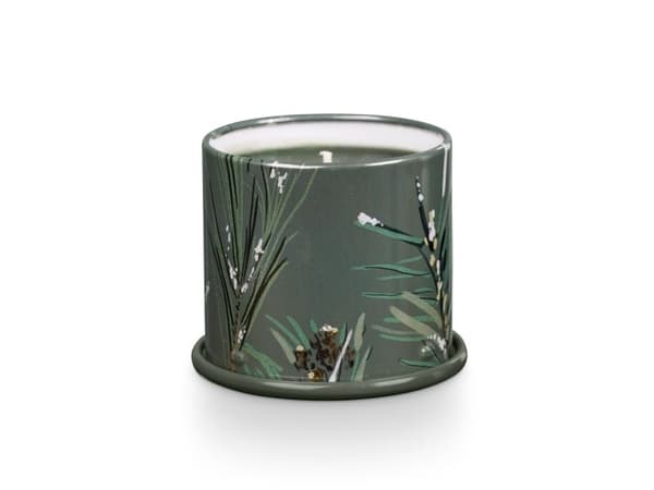 ILLUME Balsam & Cedar demi vanity tin duftlys grønn