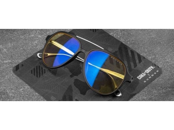 Gunnar Optiks COD-03001, Men, Oval, Gaming, Black, Nylon polymer, Amber