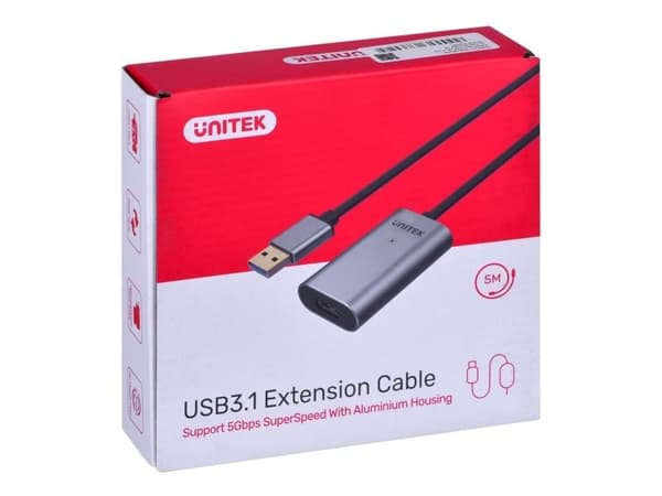 Unitek - USB-kaapelit - USB forlængerkabel