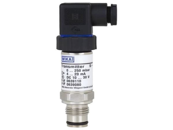 WIKA trycksensor S-11, 0 bar till 25 bar, ventilstuts ISO 4400, 1 st