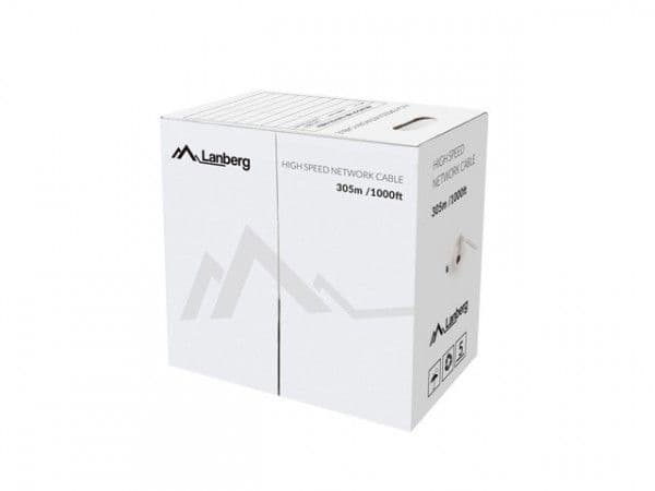 Lanberg - Bulkkabel - 305 m - UTP - CAT 6 - solid - pantone cool grey 5C