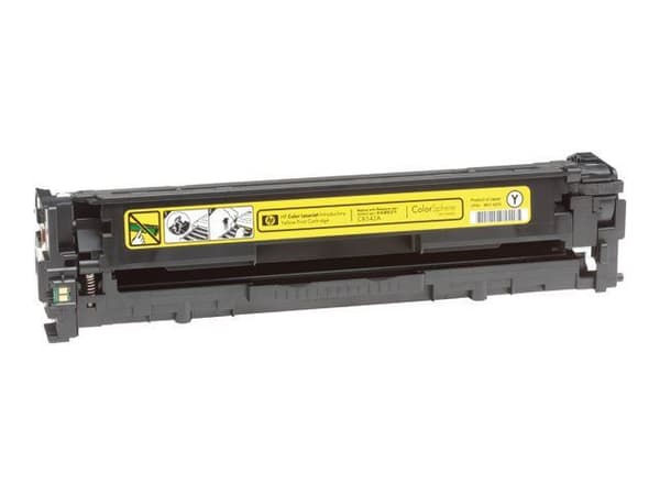 Lasertoner HP 125A CB542A, 1.400 sider, Gul