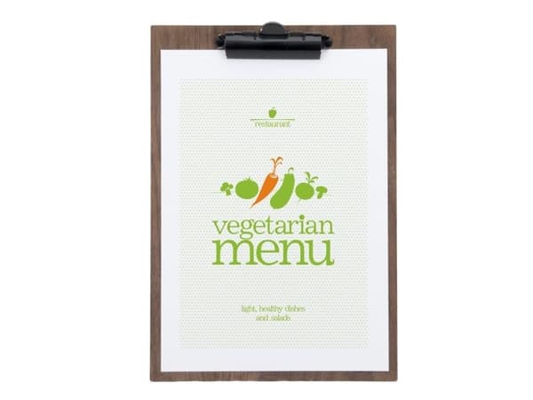 Clipboard Securit® valnød m/clip til menukort