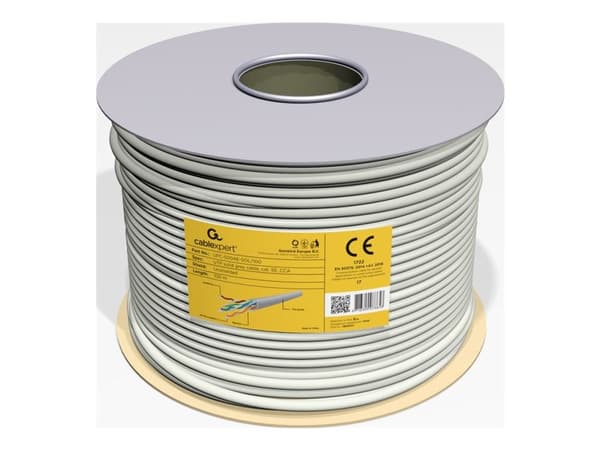 Gembird - Bulkkabel - 100 m - UTP - CAT 5e - kiinteä - grå