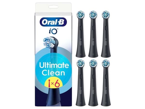 Borsthuvud iO Ultimate Clean Black 6st