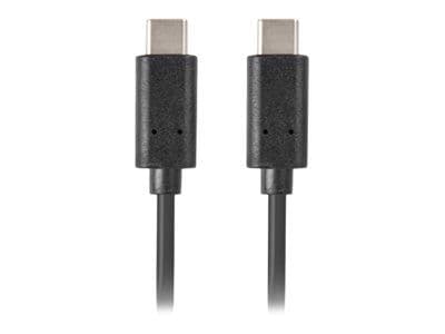 Lanberg - USB-kabel - USB-C (hann) til USB-C (hann) - USB 2.0 - 50 cm - svart