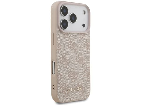Guess 4G Classic-fodral för iPhone 17 Pro - Rosa