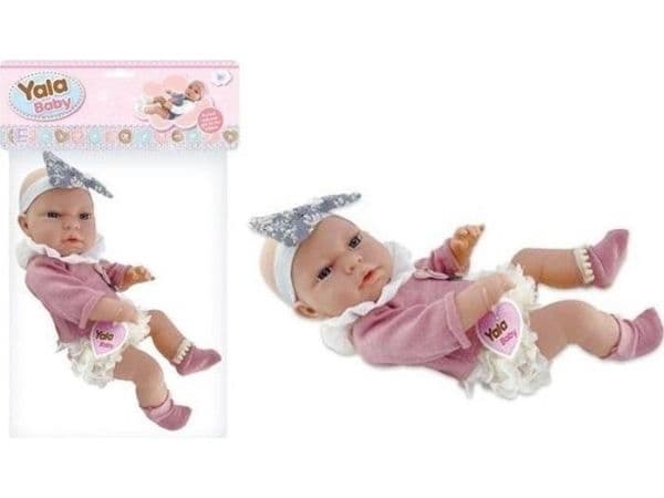 Baby bean-docka med boutique-styling