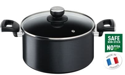 Tefal G2554672, 5,2 L, Rund, Sort, Aluminium, Titanium, Sort