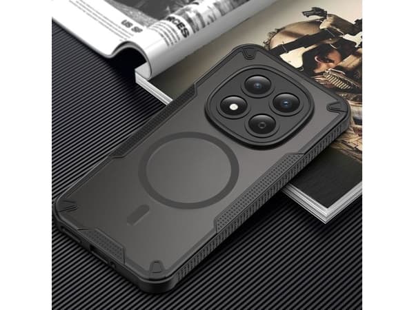 Tech-Protect Rugged Shield MagSafe-etuiet til Xiaomi Redmi Note 15 Pro 5G - svart