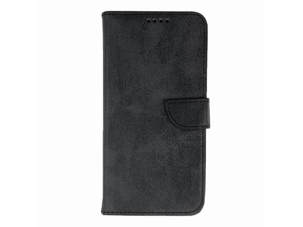 Hurtel Etui Leather Book Case na iPhone 16 - czarne