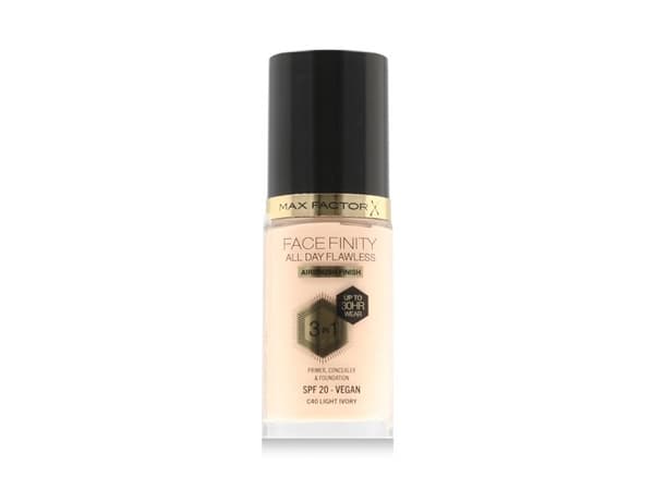 MAX FACTOR FACEFINITY All Day Flawless 3in1 Foundation No. C40 Light Ivory 30ml