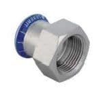 GEBERIT Overgang rustfri 35-11/4 muffe / muffe mapress