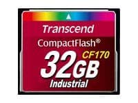 Transcend CF170 Industrial - Flashhukommelseskort - 32 GB - 170x - CompactFlash