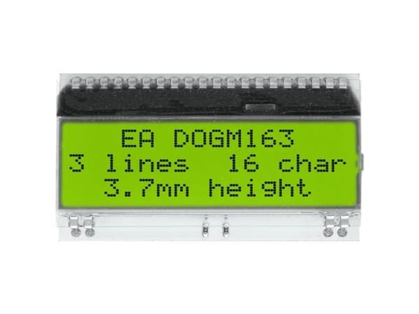 Electronic Assembly 7-segmentsvisning Gulgrøn 3.65 mm 3.3 V, 5 V Ciffertal: 3