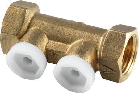 Backventil 291NF 1" Socla mässing, kontrollerbar mf-mf, max 80°C