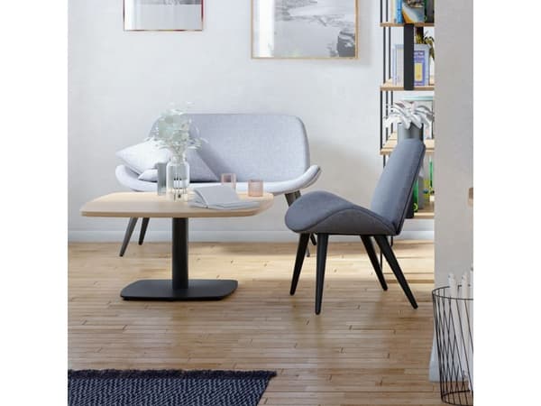 Sofa Tilkka 4L, Era CSE11 med sortbejdset ben
