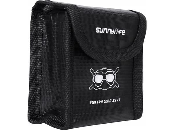 SunnyLife etui/cover for 2x batteri til Goggles V2 (DJI FPV)