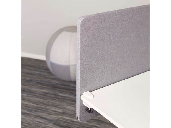 Silent Express Desk Screen 1800 mm Vaaleanharmaa