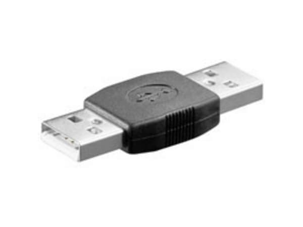 Delock - Typbytare för USB - USB (hane) till USB (hane) - svart