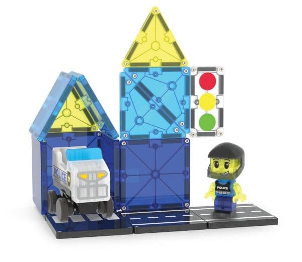 MAGNA-TILES Polispatrull 20 delar