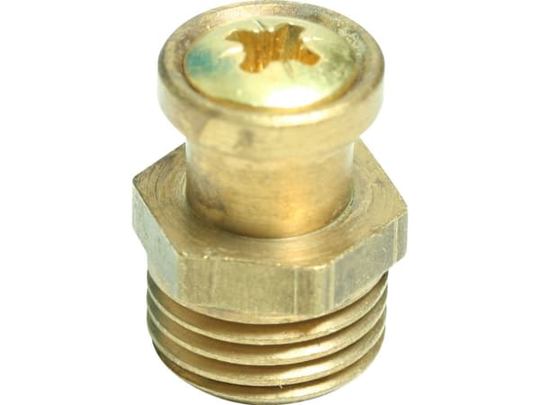 Gasprøvestuds messing 1/4"