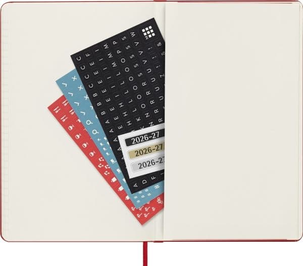 Classic Hard 18M 26/27 Week Note Large Rød