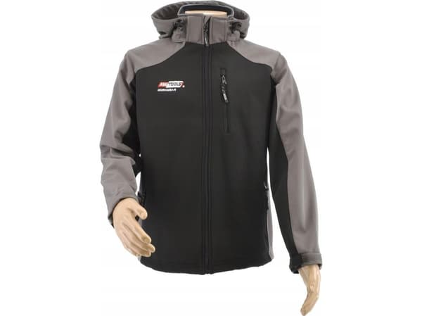 AWTOOLS softshelljakke T4/ grå-svart/ XL