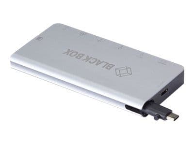 Black Box USB-C Docking Station DisplayPort Bundle - Dokkingstasjon - USB-C - HDMI - 1GbE