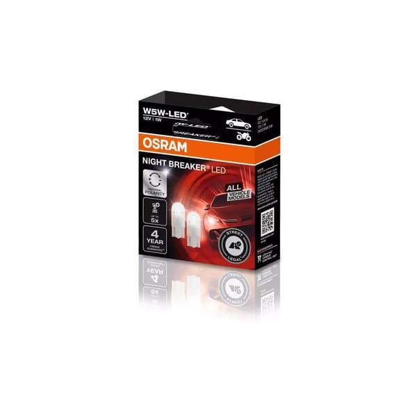 Osram Night Breaker LED - W5W Billampor - ECE Godkänd