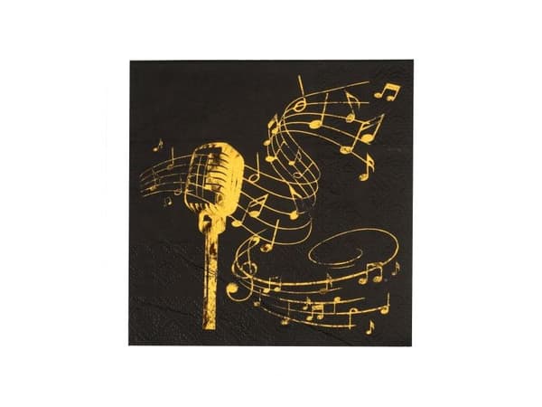 Musikservetter 20 st