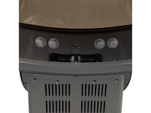 Activeshop STANDING FRIENDLY SAUNA 408D SILVER WITH ACTIVE OZONE
