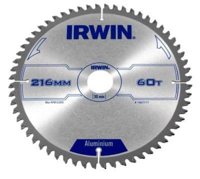 Rundsavklinge, Ø216/30 mm, 60 td., til aluminium