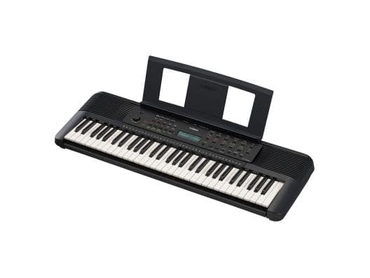 Yamaha PSR-E283, 61 taster, Knapper, Rotasjon, Hvit, Sort, 940 mm, 317 mm