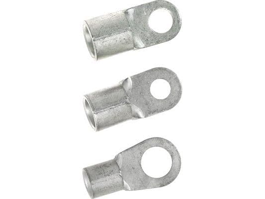 Lapp KB6-6R, Rörformig ringkabelsko, Koppar, Vinklad, Honkoppling, Silver, Koppar