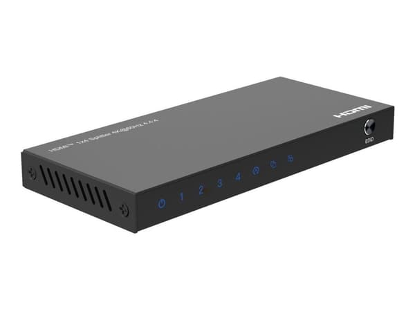 MicroConnect - Splitter - 4K@60Hz, 4:4:4 - 4 x HDMI - stasjonær
