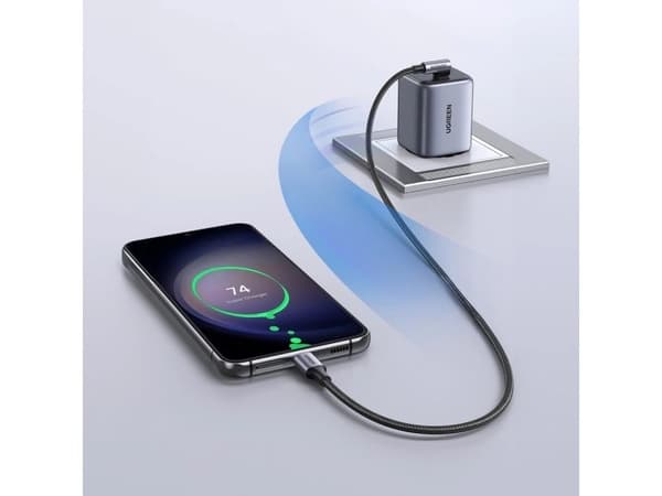 USB-kabel Ugreen USB-C til USB-C 0,5 m svart (50122B)