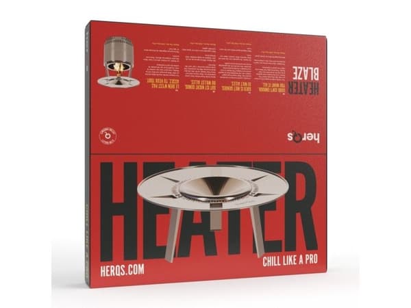 herQs Blaze Heater - rustfritt stål
