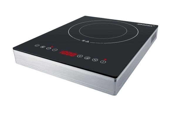 Steba HK 30 - Ceramic hot plate - 2 kW - rustfritt stål / svart