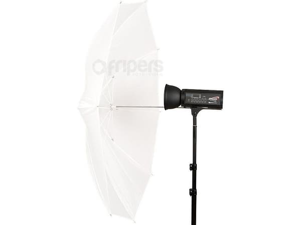 Aurora diffusionsparaply 155 cm vit