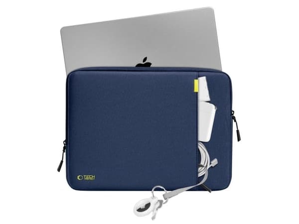 Tech-Protect Defender laptopväska 15-16" - marinblå
