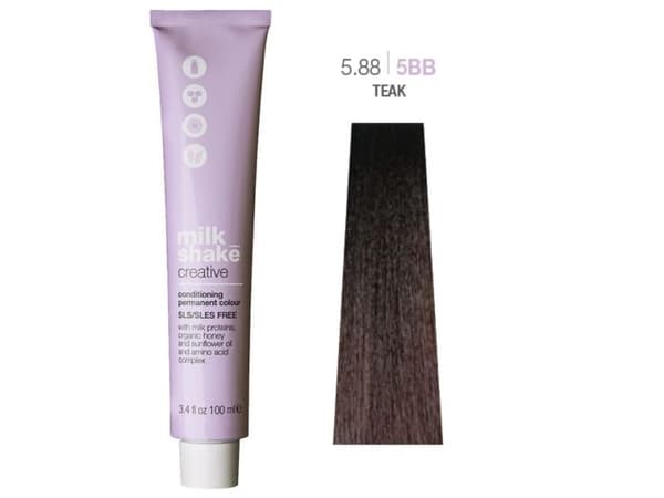 Milk Shake Creative Permanent Paint 5.885BB, tummanruskea teak-puu, 100ml
