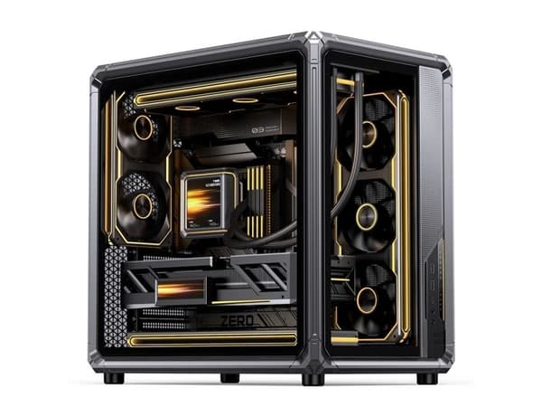 Jonsbo X400 Computer Case, Midi-Tower, ATX, herdet glass - Grå
