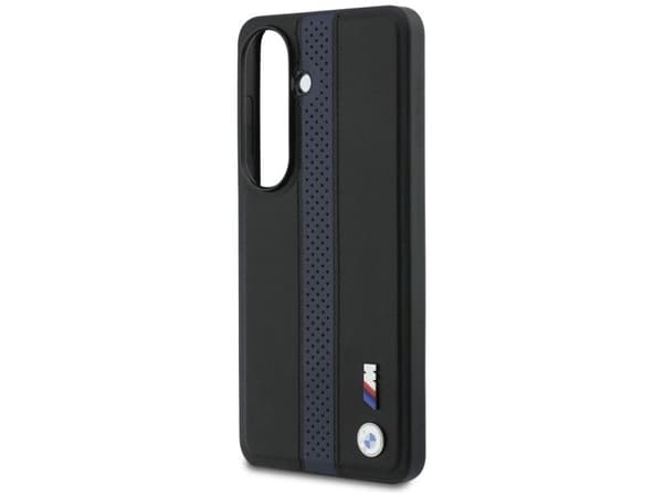 BMW Perforated Stripe Logo MagSafe Case for Samsung Galaxy S26 - Blue