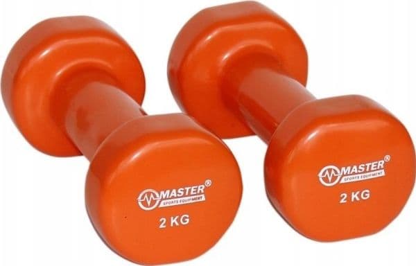 Master hantlar MAS4A068 vinyl 2 x 2 kg