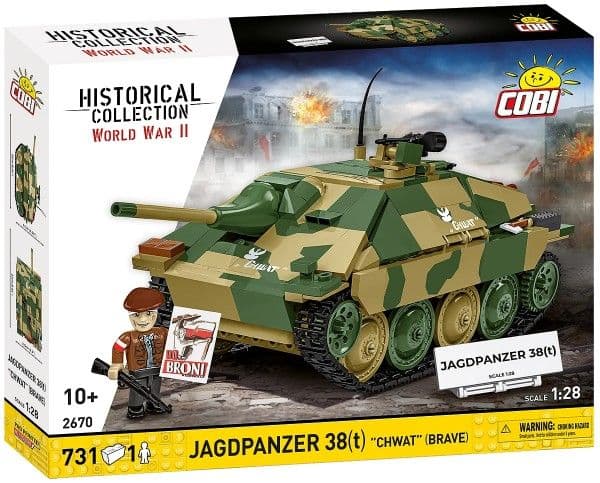 COBI Jagdpanzer 38(t) "Chwat" (Brave) (1:28)