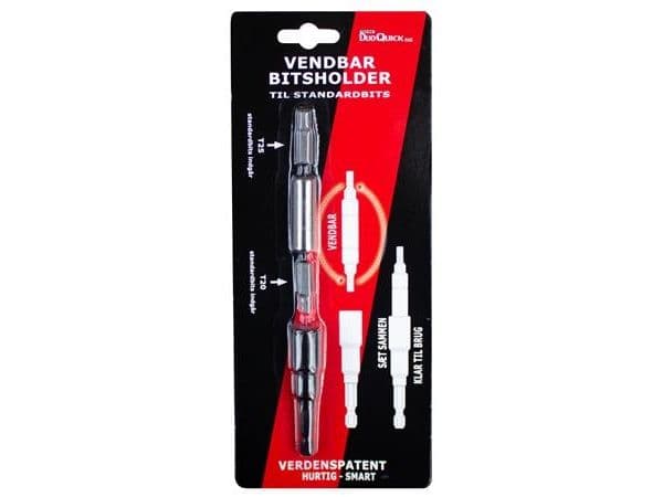 Tecos DuoQuick Bitsholder 4 dele med bits